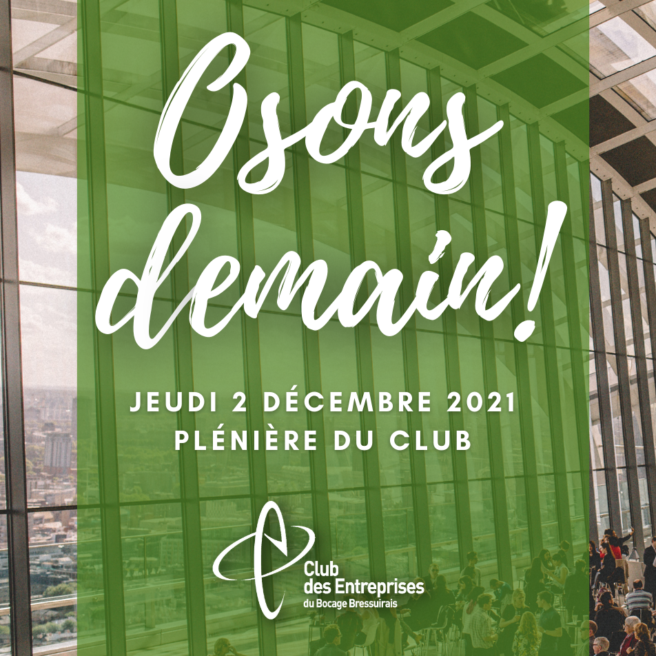 Plénière Osons demain !